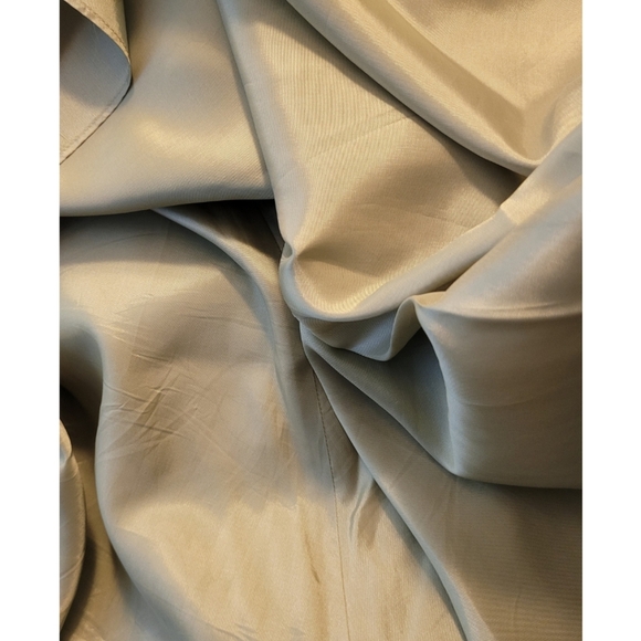 Banana Republic 100% Silk Women's Skirt Size 0 Floral Flowy Pastel Green Lined - Picture 14 of 14